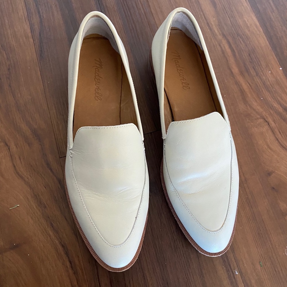 Madewell white loafer